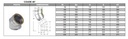 Coude 45° DP inox d. 130