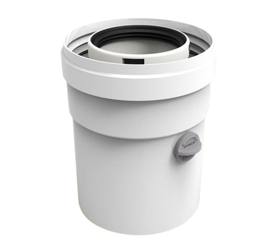 Récupérateur condensats PP/Acier blanc 80/125 [G8125RCMHP15]