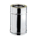 Élément droit 330 mm DP inox d. 130 [PD104-D130]