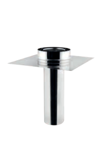 Plaque de rehausse cheminée DP inox d. 500 [PD124C-D500]