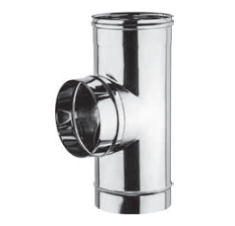 T 90° SP AISI316L piquage mâle épaisseur 0.6 mm d. 200 [PS607-D200]