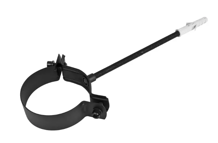 Collier mural acier noir épaisseur 2 mm d. 150 [PSN2023-D150]