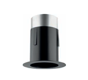 Raccord plafond acier noir épaisseur 2 mm d. 180 [PSN2035S-D180]