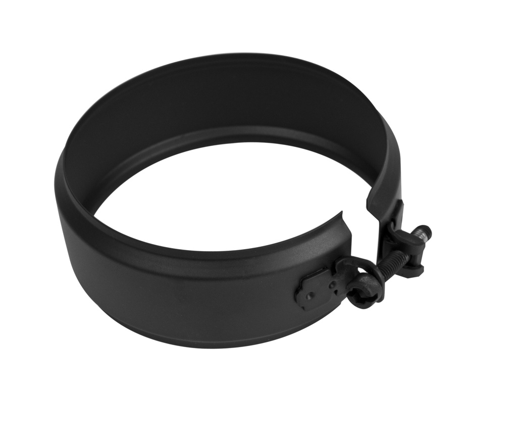 Bride de sécurité large AISI316L peint noir d. 200 [PSN25C-D200]