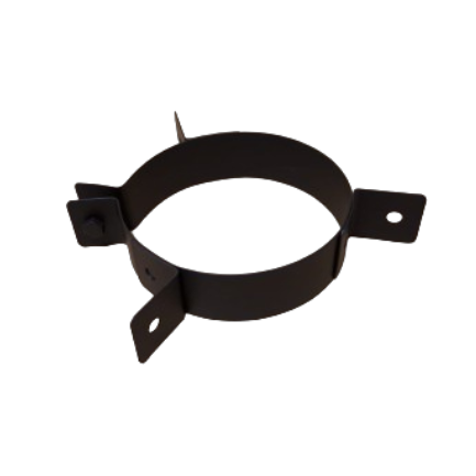 Bride de haubanage inox peint noir d. 150 [PSN26-D150]