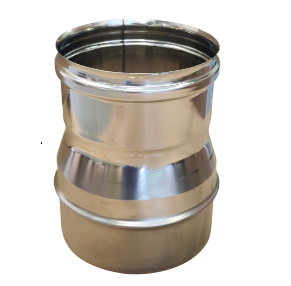 Réduction H1 AISI316L épaisseur 0.5 mm 100m-080f  [PS11H-D100M/80]