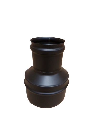 Adaptateur DP/SP inox peint noir d. 150 [DPN122B-D150]