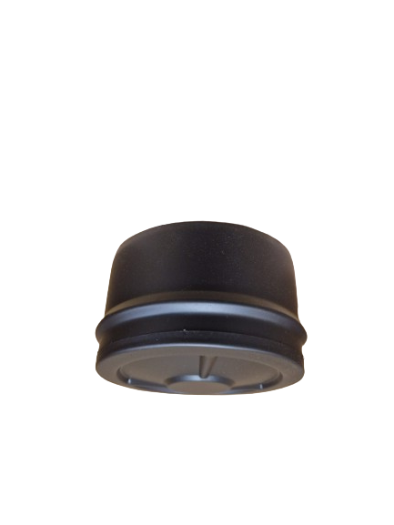 Tampon DP inox peint noir d. 130 [DPN127B-D130]