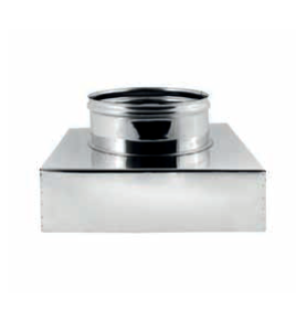 [BQ52] Base carrée 52x52 inox [BQ52]