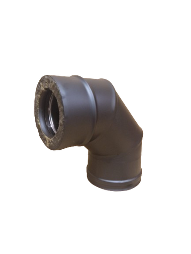 [DPN107B-D100] Coude 90° DP inox peint noir d. 100 [DPN107B-D100]