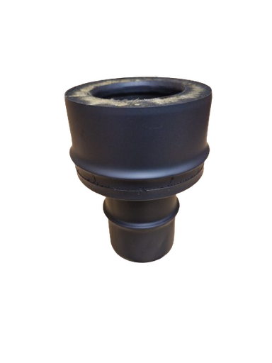 [DPN122-D100] Adaptateur SP/DP inox peint noir d. 100 [DPN122-D100]