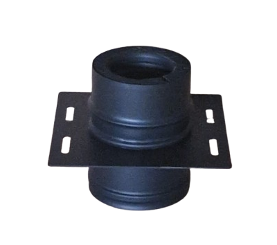 [DPN124-D100] Plaque de support intermédiaire DP inox peint noir d. 100 [DPN124-D100]