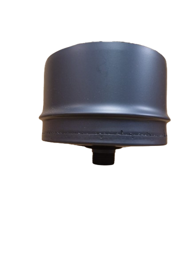 [DPN127-D100] Purge DP inox peint noir d. 100 [DPN127-D100]