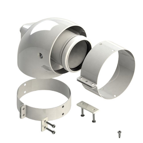 [G610CCVAP15] Coude de départ 90° compatible Vaillant d. 60/100 [G610CCVAP15]