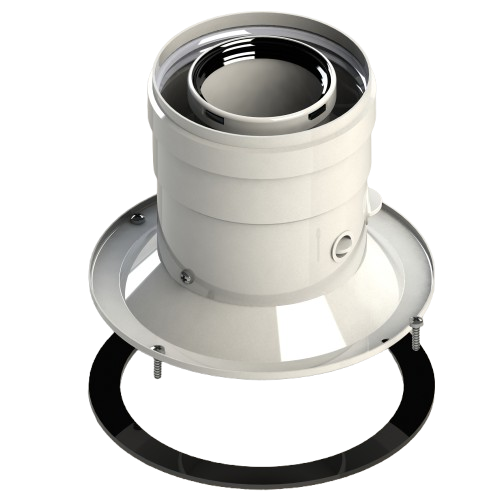 [G610CVSDVAP15] Adaptateur vertical compatible Bulex d. 080/125 à d. 60/100 [G610CVSDVAP15]