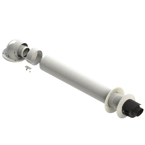 [G610KCCSDVAP15] Kit compatible Bulex coude 90 prises de mesure + terminal horizontal 60/100 [G610KCCSDVAP15]