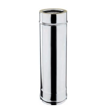 [PD101-D100] Élément droit 1000 mm DP inox d. 100 [PD101-D100]