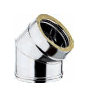 [PD107-D150] Coude 45° DP inox d. 150 [PD107-D150]