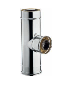 [PD111B-D150] T 90° réduit 80/130 DP inox d. 150 [PD111B-D150]