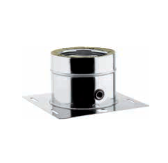 [PD125-D150] Plaque de base avec purge DP inox d. 150 [PD125-D150]