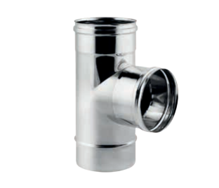 [PS07F-D160] T 90° piquage femelle SP AISI316L épaisseur 0.5 mm d. 160 [PS07F-D160]