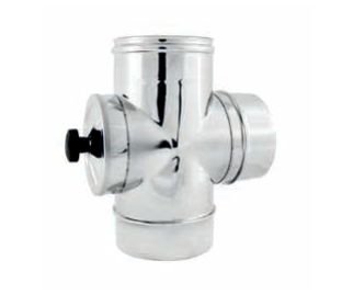 [PS07I-D160] T 90° avec inspection étanche SP AISI316L épaisseur 0.5 mm d. 160 [PS07I-D160]