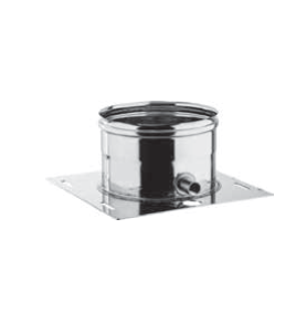 [PS20-D160] Plaque base avec évacuation condensation SP AISI316L épaisseur 0.5 mm d. 160 [PS20-D160]