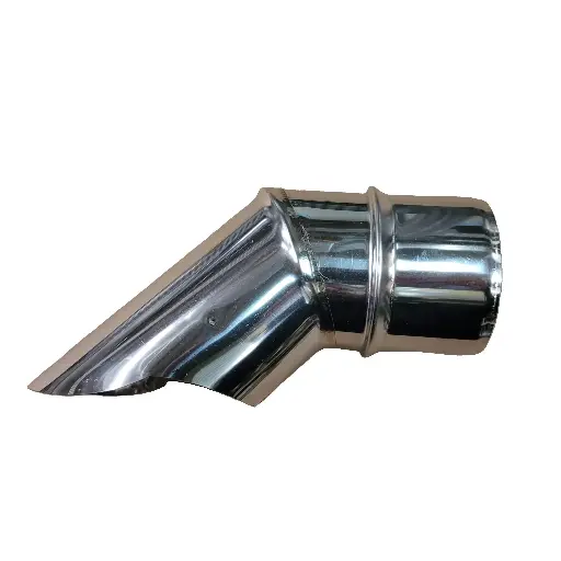 [PS45D-D100] Sortie à bec de canard SP AISI316L épaisseur 0.5 mm d. 100 [PS45D-D100]