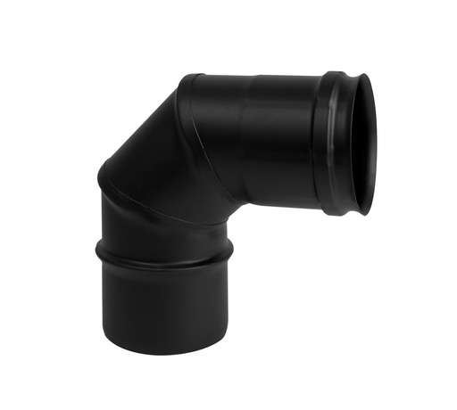[PSN05-D100] Coude 90° AISI316L SP peint noir épaisseur 0.5 mm d. 100 [PSN05-D100]
