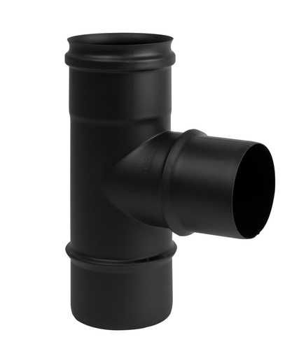 [PSN07-D100] T 90° mâle AISI316L SP peint noir épaisseur 0.5 mm d. 100 [PSN07-D100]