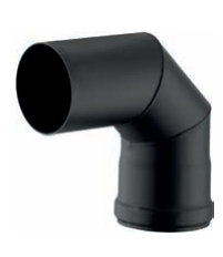 [PSN1205-D80] Coude 90° acier noir épaisseur 1.2 mm d. 080 [PSN1205-D80]