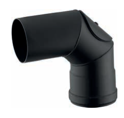 [PSN1205I-D100] Coude 90° avec inspection acier noir épaisseur 1.2 mm d. 100 [PSN1205I-D100]