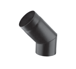 [PSN2006-D160] Coude 45° acier noir épaisseur 2 mm d. 160 [PSN2006-D160]