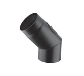 [PSN2006I-D160] Coude 45° avec inspection acier noir épaisseur 2 mm d. 160 [PSN2006I-D160]