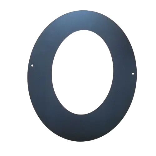 [PSN2035E-D150] Rosace de finition elliptique acier noir épaisseur 2 mm d. 150 [PSN2035E-D150]