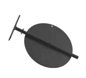 [PSN20VI-D120] Clé de tirage acier noir épaisseur 2 mm d. 120 [PSN20VI-D120]