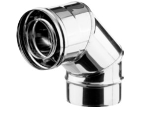 [TCII11-D60/100] Coude 90° coaxial d. 060/100 [TCII11-D60/100]