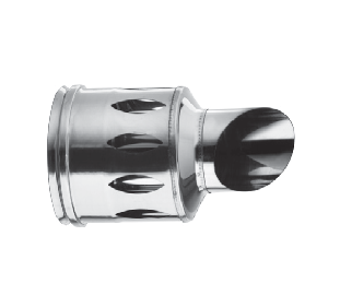 [TCII18-D80/130] Terminal de décharge horizontal coaxial d. 080/130 [TCII18-D80/130]
