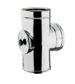 [PD111IHT-D150] Té 90° avec inspection haute température DP inox d. 150  [PD111IHT-D150]