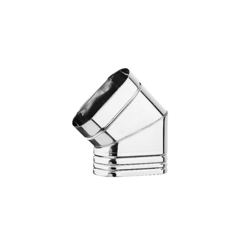 [MPIOF021350] Coude 45° latéral ovale AISI316L épaisseur 0.5 mm d. 350 [MPIOF021350]