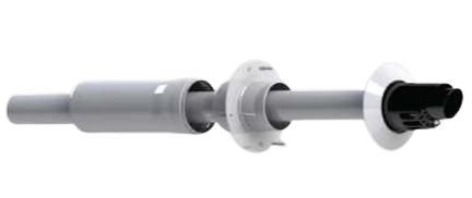 [G610KCCSUST55] Terminal horizontal air/fumées pour rénovation d. 60/100 [G610KCCSUST55]