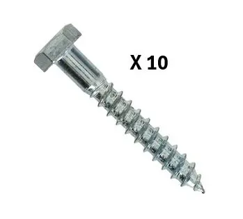 [NTF8] Tirefond DIN571 INOX A2 8X50 [NTF8]