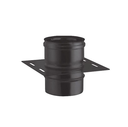 [TCIN19-D080] Plaque de support intermédiaire coaxial peint noir d. 80/130 [TCIN19-D080]